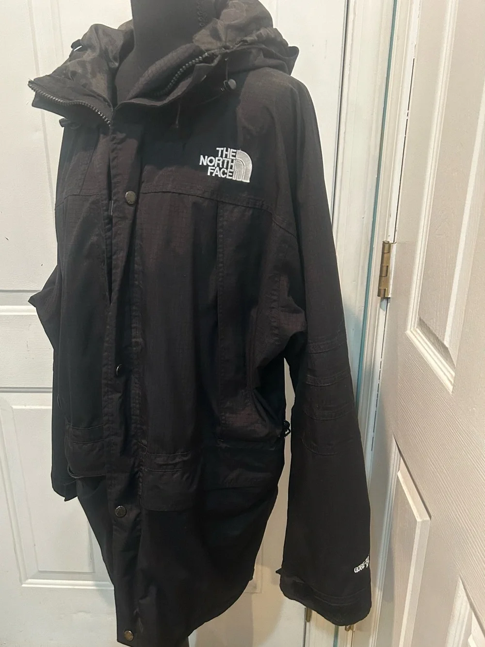 Vintage The North Face Summit Series Gore-Tex Men's Black Hooded Jacket XXL